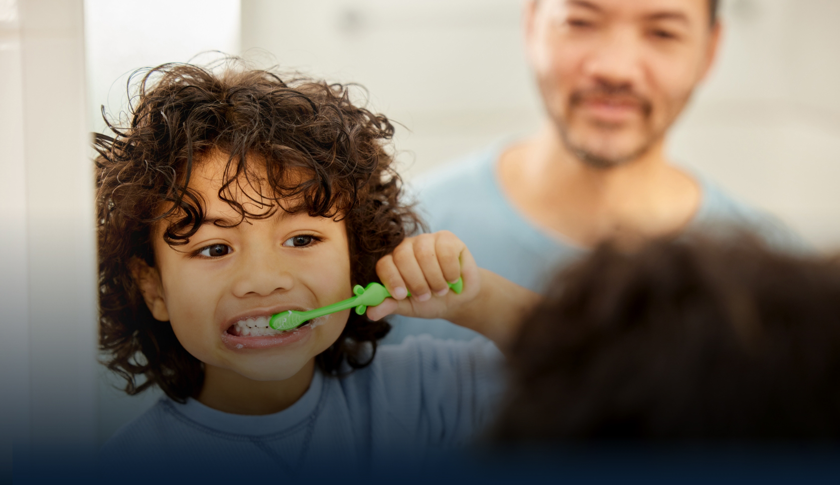 brushing teeth