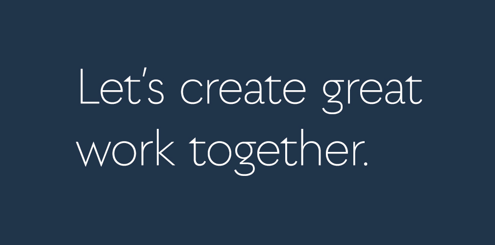 create great work